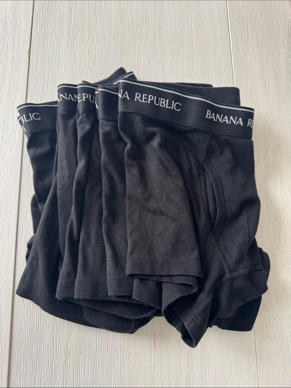 Banana Republic Men's Black Boxer Briefs - 5 Pack
